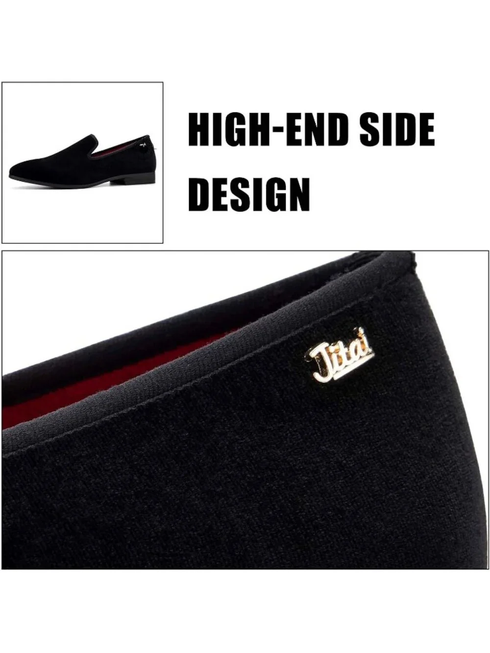 Men's Black Fashion Tuxedo Formal Party Dress Shoes Casual Loafers Slip On